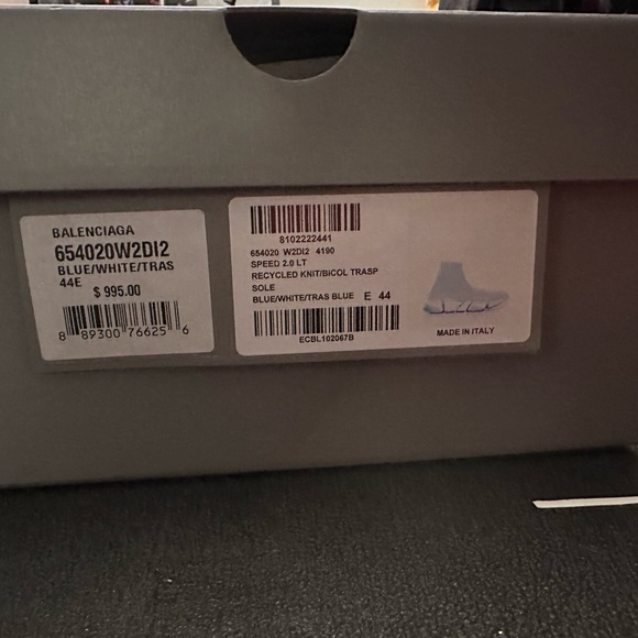 Authentic Balenciaga Men’s Speed 2.0 high-top sneakers - Picture 2 of 11